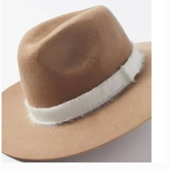 ⭐️ Felt Panama Hipster Sun Beach Hipster Hippie Peasant Art Cottage Street Hat - Picture 2 of 6